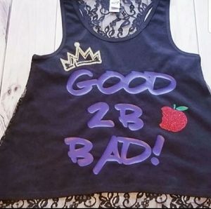 Descendants inspired lace tank top small